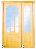 Межкомнатные двери поризводства ООО ТД "Александрийские двери" г. Ульяновск модель Венеция